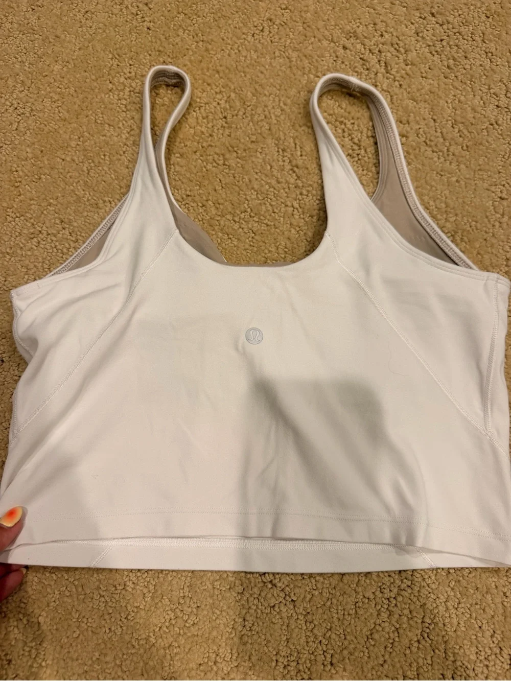 Lululemon women’s white tank